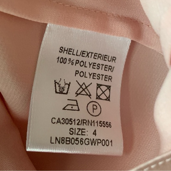 Vintage 90s Y2K Ports Pink Satin Blouse - Picture 6 of 9